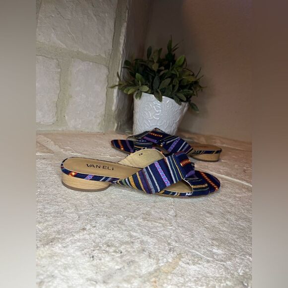 Vaneli Cross-Band Heeled Sandals Brook sz 8 wide - Picture 2 of 6